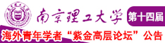 骚逼想操鸡吧操南京理工大学第十四届海外青年学者紫金论坛诚邀海内外英才！